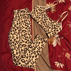 Ryderwear scrunch butt leggings and sports bra